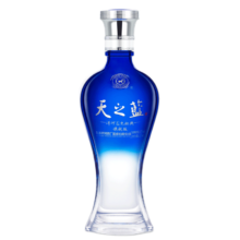 洋河 天之蓝42度520ml*1瓶 单瓶装 绵柔型浓香型白酒 旗舰版