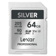 Lexar 雷克沙 SILVER系列 SD存储卡 银卡 64GB（U3、V30、UFS-I）