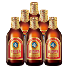 puls会员：青岛啤酒（TsingTao）精酿系列 金质小棕金低温酿造 296ml*6瓶