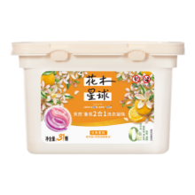 花木星球 天然香氛洗衣凝珠 洗衣液二效合一橙花+甜橙精油31颗*2件+赠家政服务2小时/30元京豆+1号会员店年卡（可兑换1箱鸡蛋/牛奶）
