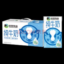 需首购、PLUS会员：优然牧业 YOURAN DAIRY纯牛奶  3.2g优质乳蛋白 早餐搭档 250ml*24盒/箱*2箱