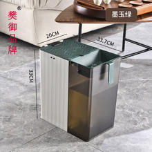 樊御品牌茶水桶废水桶家用干湿分离茶渣桶商用办公室功夫茶茶台茶盘l 升级款墨玉绿茶水分离坚固耐用