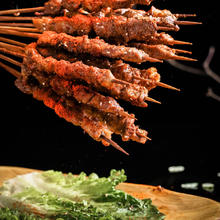 概率券：游牧御品 羊肉串+牛肉串2.4斤120串 鲜冻戈壁滩散养牛羊肉烧烤食材源头直发