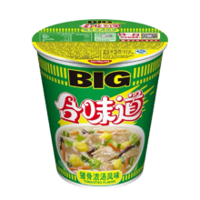 NISSIN 日清食品 合味道 BIG杯 猪骨浓汤风味方便面110g（任选12件赠餐具礼盒）