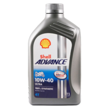 壳牌（Shell）壳牌爱德王子 10W-40 四冲程摩托车机油 1L 新加坡原装进口*5件