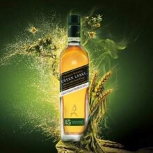 Johnnie Walker 尊尼获加 绿牌 15年调配麦芽苏格兰威士忌 750mL*2件