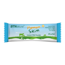 BTNature贝特恩蓝胖子奶粉  醇香脱脂速溶奶粉条装25g