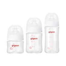 Pigeon 贝亲 第3代宽口径母乳实感 隔热玻璃奶瓶 160ml
