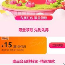 唯品会 199-15元穿戴品类券