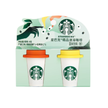 PLUS会员：STARBUCKS 星巴克 冻干速溶黑咖啡粉2g*2颗 便携随星杯尝鲜装