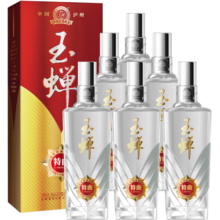 玉蝉老酒玉蝉特曲 浓香型白酒 52度 500ml*6瓶 整箱装（内含礼品袋）