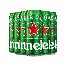 Heineken 喜力 经典黄啤品鲜500ML*3罐*2组凑单实惠装
