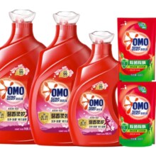 OMO 奥妙 全自动3合1 馨香柔护洗衣液3kgX2瓶+2kg/瓶+除菌除螨400gX2袋