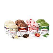 Häagen·Dazs 哈根达斯 进口哈根达斯香草*2+草莓*2+巧克力*2+抹茶*2