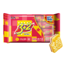 康师傅 3+2苏打夹心饼干 香草巧克力味300g 休闲零食 下午茶