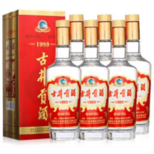 预售：古井贡酒1989 浓香型白酒 50度 500ml*6瓶 整箱装