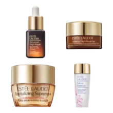 京东百亿补贴：Estee Lauder 雅诗兰黛 全明星套装（樱花水30ml+棕瓶7ml+胶原5ml+棕眼3ml+防晒5ml+包）
