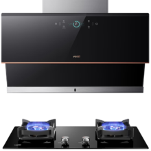 预售、PLUS会员：VATTI 华帝 i11193+i10072B 顶侧双吸烟灶套装 天然气