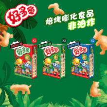 百亿补贴、需plus会员：好丽友（ORION） 好多鱼零食 超值33g*6盒