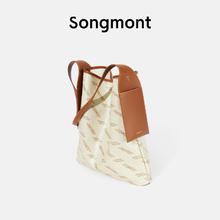 Songmont 崧 半日闲国风老花系列 书卷托特包