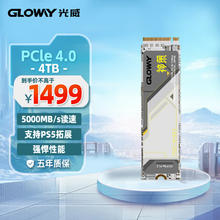 GLOWAY 光威 4TB SSD固态硬盘 M.2接口(NVMe协议) PCIe 4.0x4 神策系列