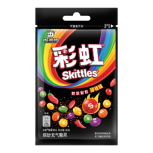 新品上市：Skittles 彩虹 周黑鸭联名 甜辣味 40g*2包