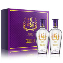 劲牌 毛铺苦荞酒 露酒 紫荞 42度 500ml*2瓶 礼盒 含礼袋 中秋送礼