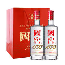 88VIP会员：国窖1573 泸州老窖国窖1573经典装52度500mL*2瓶浓香型高度送礼白酒含礼袋