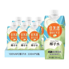 佳果源 NFC椰子水330ml*6瓶