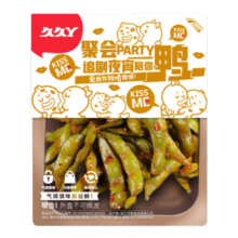 PLUS会员:久久丫 鸭脖/鸭翅/鸭锁骨 香辣毛豆190g 任选6件