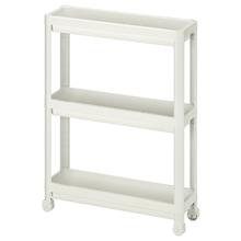 IKEA 宜家 VESKEN维灰 IKEA00002392 带滑轮收纳架 2层