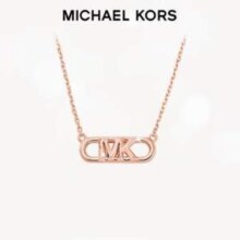 七夕好礼，MICHAEL KORS 迈克·科尔斯 925银字母logo项链 MKC164200791