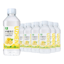 优珍 苏打柠檬味饮料 添加蜂蜜  0脂肪 350ml*12瓶