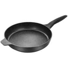 炊大皇 平底不粘锅 麦饭石色加大牛排煎锅32cm煎蛋饼磁炉通用巨匠JG32JJ