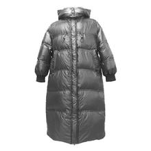 雪中飞 充绒量200g雪中飞 大长款韩时尚加厚保暖大廓形防风羽绒服