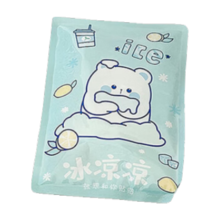 敲敲乐迷你小冰袋可重复使用冰敷袋夏季物理降温神器学生便携冰包 随机1个