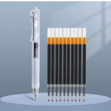 晨光 按动式刷题笔+20支笔芯