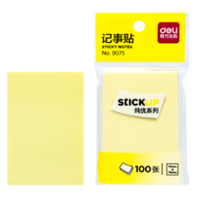 PLUS会员：得力(deli）100张便利贴76*51mm *3件