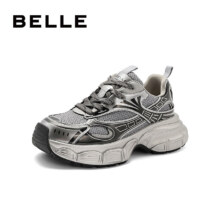 PLUS会员：Belle 百丽 五金女孩老爹鞋女 B1765AM4
