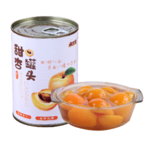 Plus会员、概率券:满意包糖水 甜杏罐头425克/罐*1罐