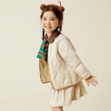限尺码：Mini Bala 迷你巴拉 儿童短款羽绒服外套