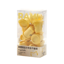 plus 会员：Rami Coffee冰川星穹系列埃塞俄比亚精品速溶冷萃冻干黑咖啡耶加雪菲2g*12颗