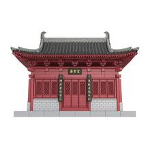 重拾营造 榫卯结构积木 永乐宫玄帝庙