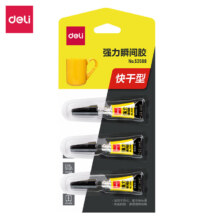 PLUS会员:得力(deli)502胶水 1g*3支