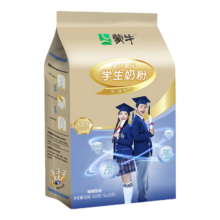 蒙牛铂金装 高锌高钙学生奶粉400g袋装 儿童青少年 独立小条装25g*16条