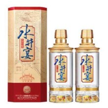 预售：水井坊 水井宴 52度 浓香型白酒 500ml*2瓶*3盒 礼盒 整箱装