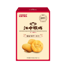 江中猴姑饼干猴头菇养胃早餐体验装 2盒 48g 0糖酥性饼干