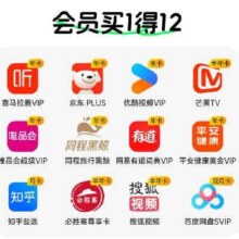 8日0点：喜马拉雅 联合会员 买1得12（含喜马拉雅、京东PLUS、优酷、唯品会等年卡）