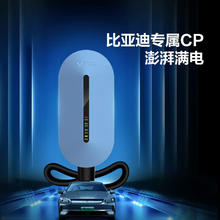 BULL 公牛 新能源汽车便携充电枪随车充便携式充电桩 海洋蓝3.5KW 5M