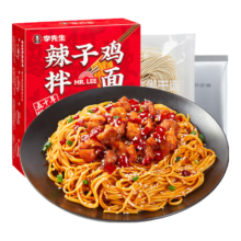 plus、李先生辣子鸡 非油炸拌面  235g/盒  *5件